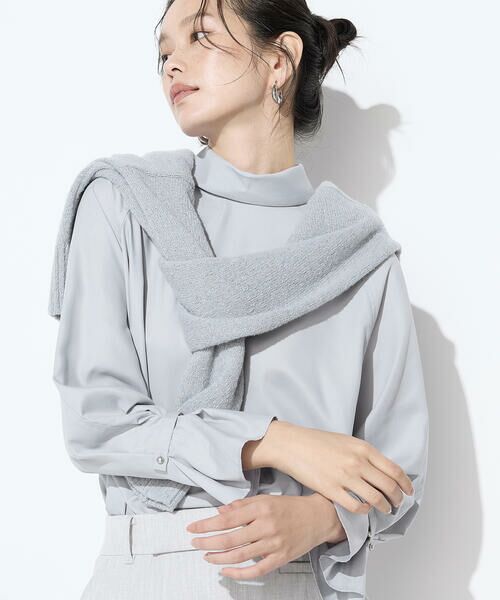 COMME CA PLATINUM S-SIZE / コムサ・プラチナ エスサイズ シャツ・ブラウス | 〔 Sサイズ 〕 フルダルスパンマイクロピーチ ブラウス | 詳細26