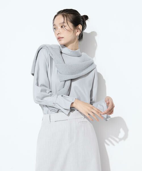 COMME CA PLATINUM S-SIZE / コムサ・プラチナ エスサイズ シャツ・ブラウス | 〔 Sサイズ 〕 フルダルスパンマイクロピーチ ブラウス | 詳細27