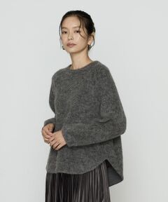 COMME CA PLATINUM S-SIZE / コムサ・プラチナ エスサイズ カットソー | 〔 Sサイズ 〕 アルパカ混 ラグランスリーブプルオーバー