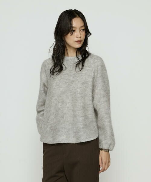 COMME CA PLATINUM S-SIZE / コムサ・プラチナ エスサイズ カットソー | 〔 Sサイズ 〕 アルパカ混 ラグランスリーブプルオーバー | 詳細4