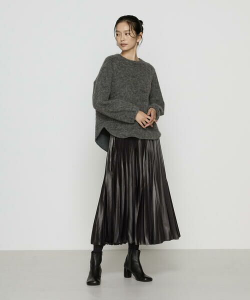 COMME CA PLATINUM S-SIZE / コムサ・プラチナ エスサイズ カットソー | 〔 Sサイズ 〕 アルパカ混 ラグランスリーブプルオーバー | 詳細16