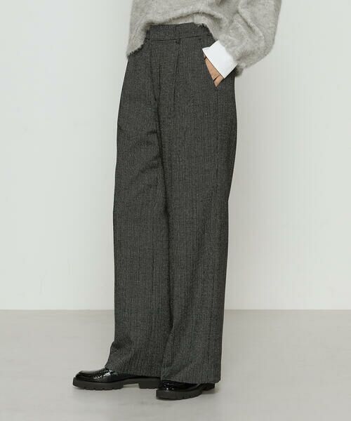 COMME CA PLATINUM S-SIZE / コムサ・プラチナ エスサイズ その他パンツ | 〔 Sサイズ 〕 ピンヘッドツイード ワイドパンツ | 詳細3