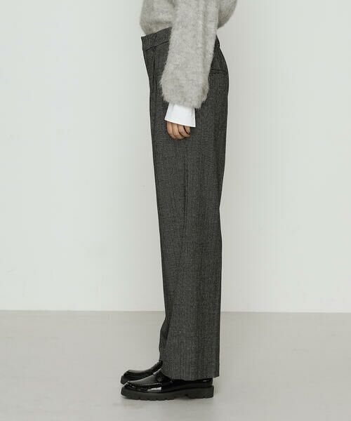 COMME CA PLATINUM S-SIZE / コムサ・プラチナ エスサイズ その他パンツ | 〔 Sサイズ 〕 ピンヘッドツイード ワイドパンツ | 詳細5