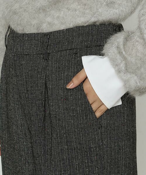COMME CA PLATINUM S-SIZE / コムサ・プラチナ エスサイズ その他パンツ | 〔 Sサイズ 〕 ピンヘッドツイード ワイドパンツ | 詳細9
