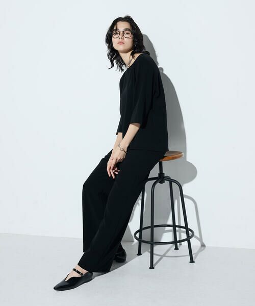 COMME CA PLATINUM S-SIZE / コムサ・プラチナ エスサイズ シャツ・ブラウス | 〔 Sサイズ 〕 トリアセダブルクロス Tブラウス | 詳細1