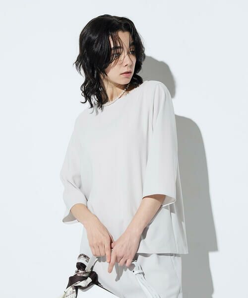 COMME CA PLATINUM S-SIZE / コムサ・プラチナ エスサイズ シャツ・ブラウス | 〔 Sサイズ 〕 トリアセダブルクロス Tブラウス | 詳細21