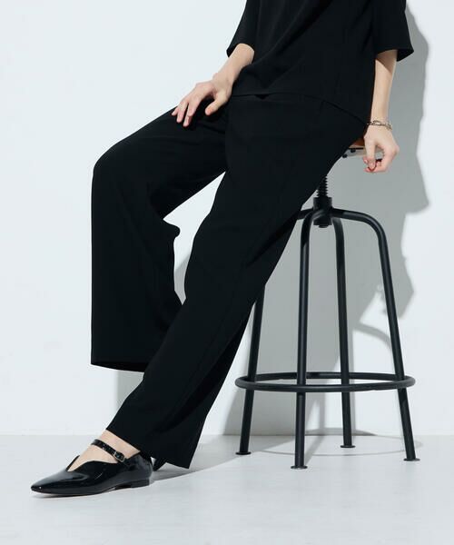 COMME CA PLATINUM S-SIZE / コムサ・プラチナ エスサイズ その他パンツ | 〔 Sサイズ 〕 トリアセダブルクロス パンツ(05:クロ)