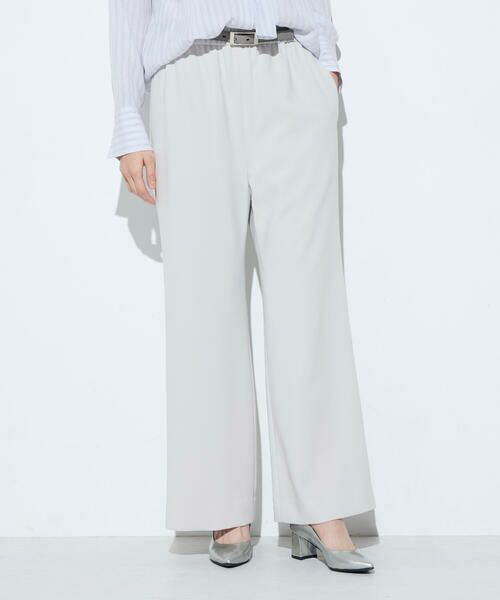 COMME CA PLATINUM S-SIZE / コムサ・プラチナ エスサイズ その他パンツ | 〔 Sサイズ 〕 トリアセダブルクロス パンツ(15:グレージュ)