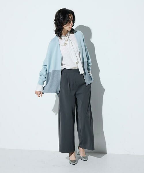 COMME CA PLATINUM S-SIZE / コムサ・プラチナ エスサイズ その他パンツ | 〔 Sサイズ 〕 ハイテンション裏起毛 ワイドパンツ | 詳細1