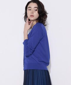 COMME CA PLATINUM S-SIZE / コムサ・プラチナ エスサイズ カーディガン・ボレロ | 〔 Sサイズ 〕 コットンダルストレッチ Vネックカーディガン