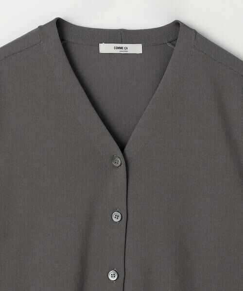 COMME CA PLATINUM S-SIZE / コムサ・プラチナ エスサイズ カーディガン・ボレロ | 〔 Sサイズ 〕 コットンダルストレッチ Vネックカーディガン | 詳細20