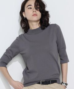 COMME CA PLATINUM S-SIZE / コムサ・プラチナ エスサイズ ニット・セーター | 〔 Sサイズ 〕 コットンダルストレッチ プルオーバー