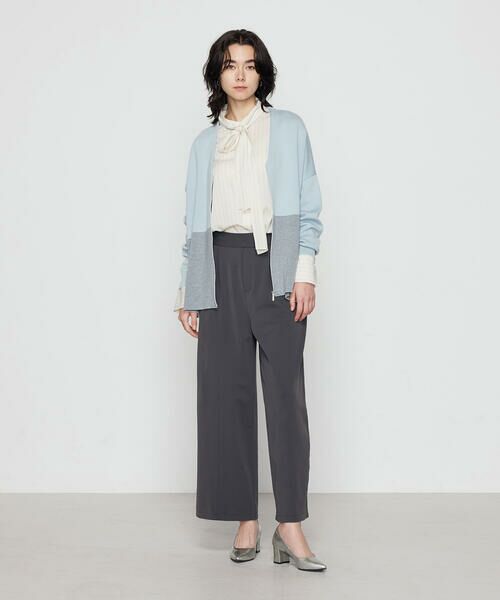 COMME CA PLATINUM S-SIZE / コムサ・プラチナ エスサイズ カーディガン・ボレロ | 〔 Sサイズ 〕 ウール混スムース ジップカーディガン | 詳細28