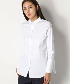 COMME CA PLATINUM S-SIZE / コムサ・プラチナ エスサイズ シャツ・ブラウス | 〔Sサイズ〕ストレッチブロード シャツ