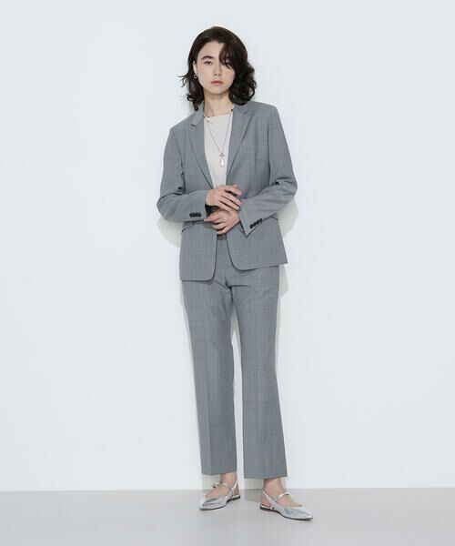 COMME CA PLATINUM S-SIZE / コムサ・プラチナ エスサイズ テーラードジャケット | 〔 Sサイズ 〕【セットアップ対応】 ストレッチトロ シングルジャケット | 詳細1