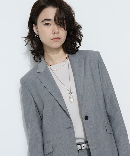 COMME CA PLATINUM S-SIZE / コムサ・プラチナ エスサイズ テーラードジャケット | 〔 Sサイズ 〕【セットアップ対応】 ストレッチトロ シングルジャケット | 詳細10