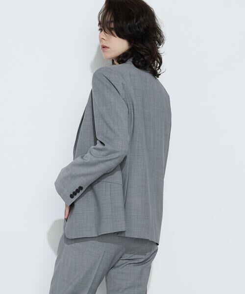 COMME CA PLATINUM S-SIZE / コムサ・プラチナ エスサイズ テーラードジャケット | 〔 Sサイズ 〕【セットアップ対応】 ストレッチトロ シングルジャケット | 詳細7