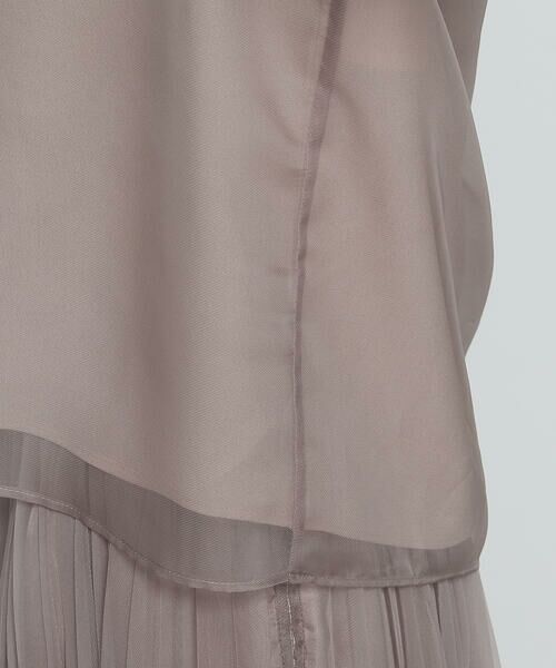 COMME CA PLATINUM S-SIZE / コムサ・プラチナ エスサイズ シャツ・ブラウス | 〔 Sサイズ 〕マットカルゼオーガンジー ブラウス | 詳細15