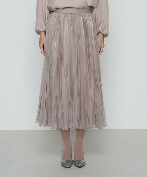 COMME CA PLATINUM S-SIZE / コムサ・プラチナ エスサイズ ロング・マキシ丈スカート | 〔 Sサイズ 〕マットカルゼオーガンジー プリーツスカート | 詳細20