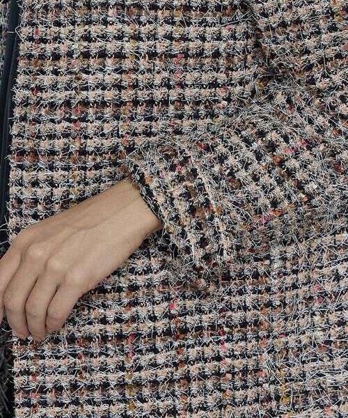 COMME CA PLATINUM S-SIZE / コムサ・プラチナ エスサイズ ノーカラージャケット | 〔 Sサイズ 〕 ファンシーツイード ノーカラージャケット | 詳細19