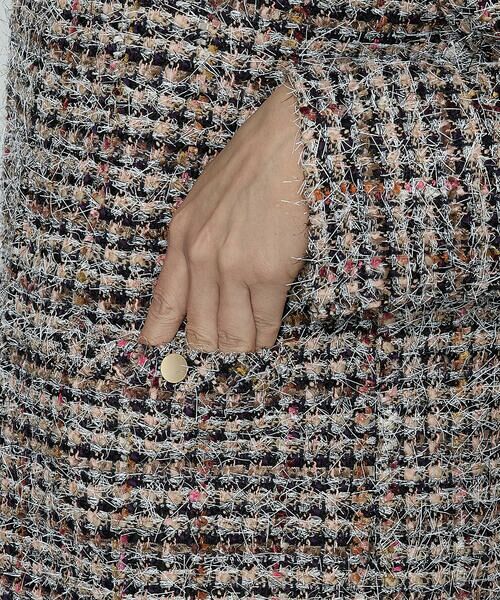 COMME CA PLATINUM S-SIZE / コムサ・プラチナ エスサイズ ノーカラージャケット | 〔 Sサイズ 〕 ファンシーツイード ノーカラージャケット | 詳細21