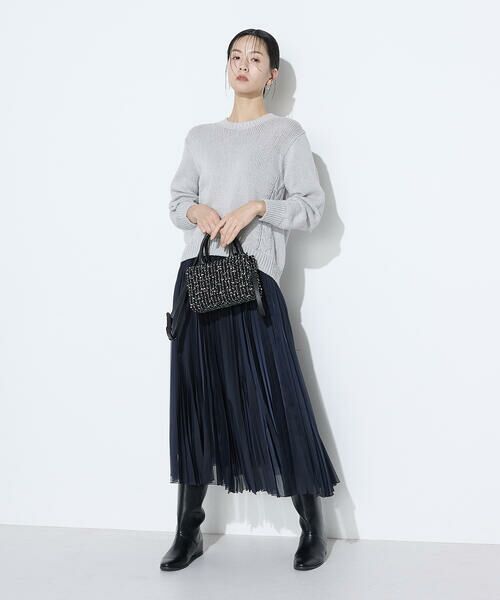 COMME CA PLATINUM S-SIZE / コムサ・プラチナ エスサイズ ニット・セーター | 〔 Sサイズ 〕 プレーティング天竺 シャイニーラメニット | 詳細7