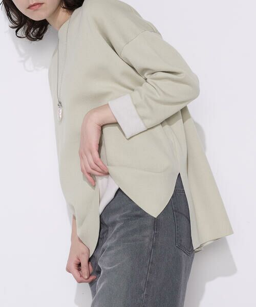 COMME CA PLATINUM S-SIZE / コムサ・プラチナ エスサイズ カットソー | 〔 Sサイズ 〕 接結編み バイカラープルオーバー | 詳細15