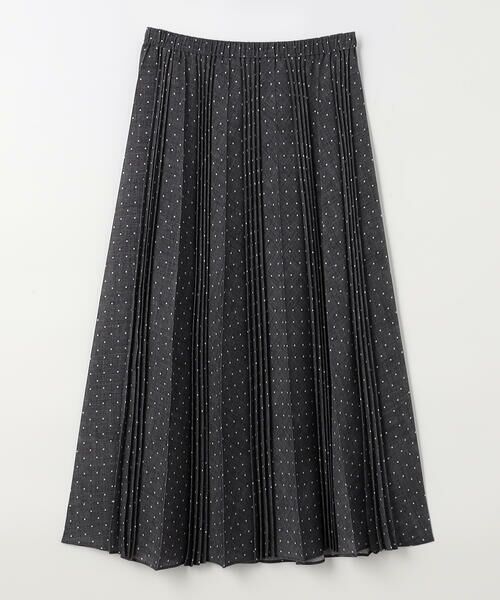 COMME CA PLATINUM S-SIZE / コムサ・プラチナ エスサイズ ロング・マキシ丈スカート | 〔 Sサイズ 〕 ドットプリント プリーツスカート | 詳細7
