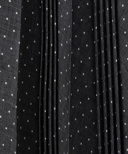 COMME CA PLATINUM S-SIZE / コムサ・プラチナ エスサイズ ロング・マキシ丈スカート | 〔 Sサイズ 〕 ドットプリント プリーツスカート | 詳細12