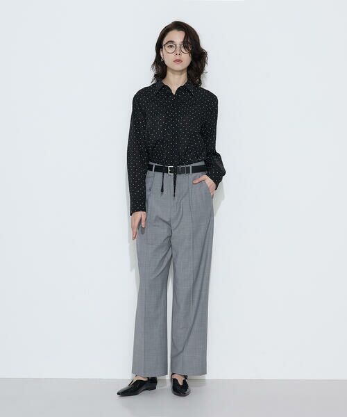 COMME CA PLATINUM S-SIZE / コムサ・プラチナ エスサイズ シャツ・ブラウス | 〔 Sサイズ 〕 ドットプリント ボウタイシャツ | 詳細13