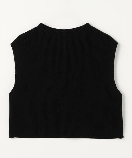 COMME CA PLATINUM S-SIZE / コムサ・プラチナ エスサイズ ベスト | 〔 Sサイズ 〕 コットンポリエステルリリヤーン 前後切り替えベスト | 詳細15