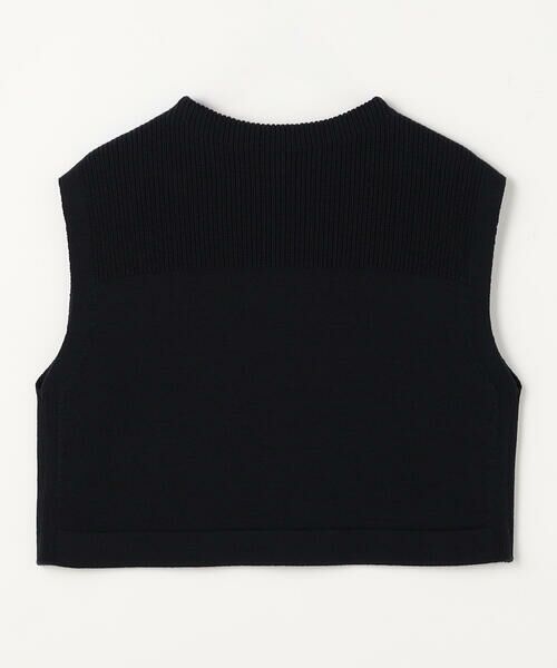 COMME CA PLATINUM S-SIZE / コムサ・プラチナ エスサイズ ベスト | 〔 Sサイズ 〕 コットンポリエステルリリヤーン 前後切り替えベスト | 詳細24