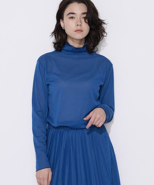 COMME CA PLATINUM S-SIZE / コムサ・プラチナ エスサイズ カットソー | 〔 Sサイズ 〕 ソフトチュール×ウーリー分繊トリコット広巾 プルオーバー | 詳細27