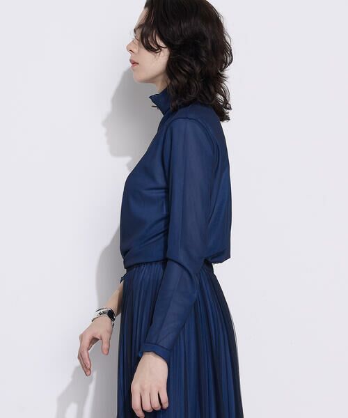 COMME CA PLATINUM S-SIZE / コムサ・プラチナ エスサイズ カットソー | 〔 Sサイズ 〕 ソフトチュール×ウーリー分繊トリコット広巾 プルオーバー | 詳細28