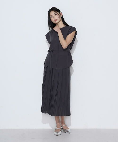 COMME CA PLATINUM S-SIZE / コムサ・プラチナ エスサイズ ロング・マキシ丈スカート | 〔 Sサイズ 〕 フィネスボイル プリーツスカート | 詳細2