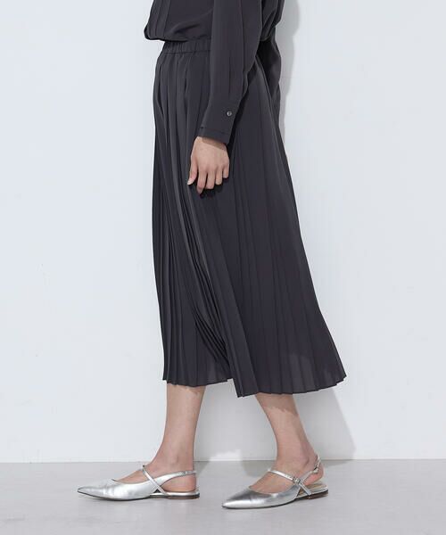 COMME CA PLATINUM S-SIZE / コムサ・プラチナ エスサイズ ロング・マキシ丈スカート | 〔 Sサイズ 〕 フィネスボイル プリーツスカート | 詳細5
