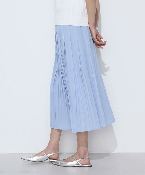 COMME CA PLATINUM S-SIZE / コムサ・プラチナ エスサイズ ロング・マキシ丈スカート | 〔 Sサイズ 〕 フィネスボイル プリーツスカート | 詳細17