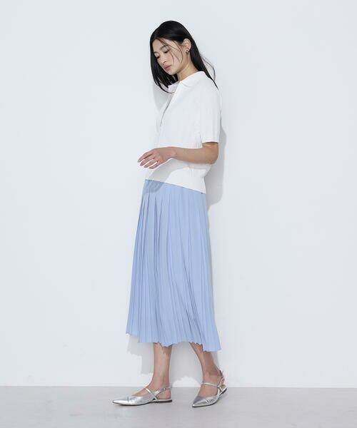 COMME CA PLATINUM S-SIZE / コムサ・プラチナ エスサイズ ロング・マキシ丈スカート | 〔 Sサイズ 〕 フィネスボイル プリーツスカート | 詳細15