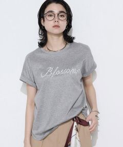 COMME CA PLATINUM S-SIZE / コムサ・プラチナ エスサイズ Tシャツ | 〔 Sサイズ 〕 コットンスムース パールTシャツ