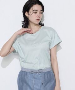 COMME CA PLATINUM S-SIZE / コムサ・プラチナ エスサイズ Tシャツ | 〔 Sサイズ 〕 コットンスムース パールTシャツ