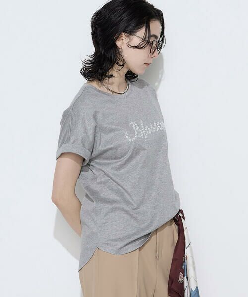 COMME CA PLATINUM S-SIZE / コムサ・プラチナ エスサイズ Tシャツ | 〔 Sサイズ 〕 コットンスムース パールTシャツ | 詳細12