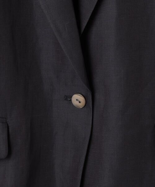 COMME CA PLATINUM S-SIZE / コムサ・プラチナ エスサイズ テーラードジャケット | 〔 Sサイズ 〕 キュプラリネン ピークドラペルジャケット | 詳細20