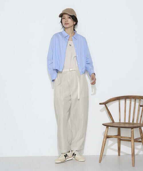 COMME CA PLATINUM S-SIZE / コムサ・プラチナ エスサイズ その他パンツ | 〔 Sサイズ 〕 キュプラリネン/トリアセリネンサテン バレルシルエットパンツ | 詳細18