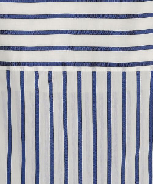 COMME CA PLATINUM S-SIZE / コムサ・プラチナ エスサイズ シャツ・ブラウス | 〔 Sサイズ 〕 キュプラリネン コットンシルクストライププルオーバー | 詳細15