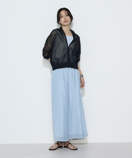 COMME CA PLATINUM S-SIZE / コムサ・プラチナ エスサイズ カーディガン・ボレロ | 〔 Sサイズ 〕 リネンメッシュ ジップアップカーディガン | 詳細12