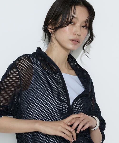 COMME CA PLATINUM S-SIZE / コムサ・プラチナ エスサイズ カーディガン・ボレロ | 〔 Sサイズ 〕 リネンメッシュ ジップアップカーディガン | 詳細16