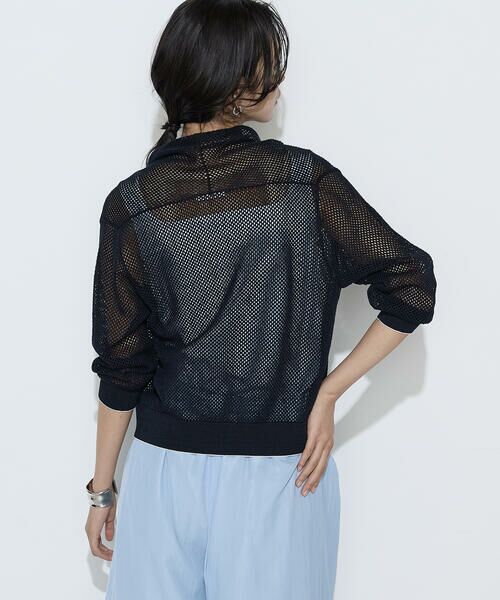 COMME CA PLATINUM S-SIZE / コムサ・プラチナ エスサイズ カーディガン・ボレロ | 〔 Sサイズ 〕 リネンメッシュ ジップアップカーディガン | 詳細18