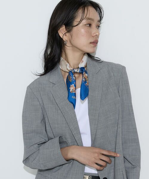COMME CA PLATINUM S-SIZE / コムサ・プラチナ エスサイズ テーラードジャケット | 〔 Sサイズ 〕 ストレッチミニ千鳥 ジャケット | 詳細3