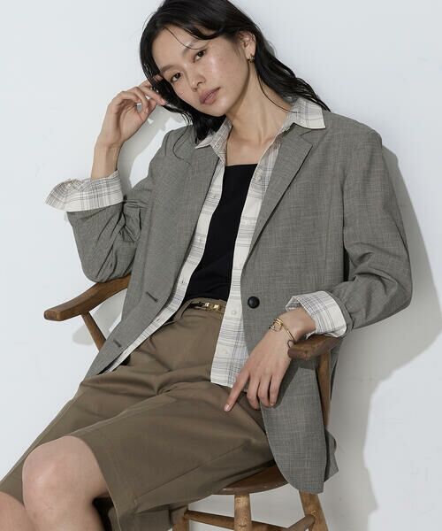 COMME CA PLATINUM S-SIZE / コムサ・プラチナ エスサイズ テーラードジャケット | 〔 Sサイズ 〕 ストレッチミニ千鳥 ジャケット | 詳細14