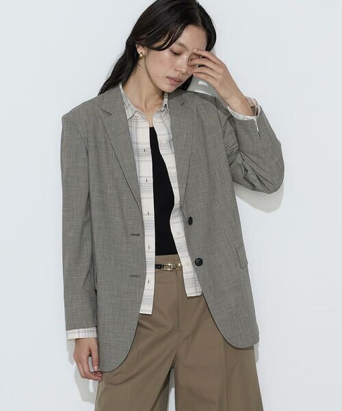 COMME CA PLATINUM S-SIZE / コムサ・プラチナ エスサイズ テーラードジャケット | 〔 Sサイズ 〕 ストレッチミニ千鳥 ジャケット | 詳細19